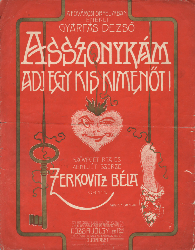 Illustration for article titled Miért szomorú, kisasszony? – csodás kottacímlapok a XX. század elejéről